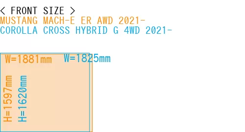 #MUSTANG MACH-E ER AWD 2021- + COROLLA CROSS HYBRID G 4WD 2021-